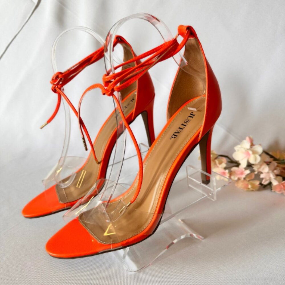 Turn Heads in Vibrant Neon Orange Heels